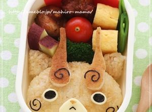妖怪ウォッチ　コマじろう＊キャラ弁-レシピのメイン写真