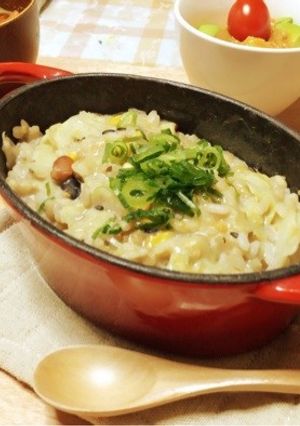 冷やご飯で 雑穀豆乳おじや-レシピのメイン写真