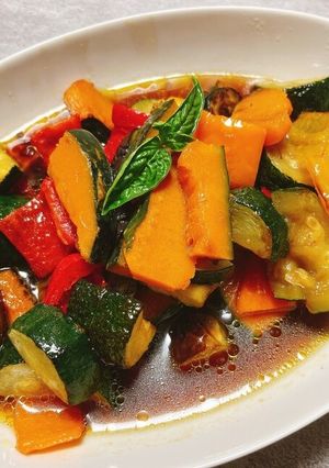 夏野菜の揚げ浸し-レシピのメイン写真