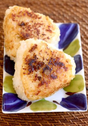 ゆず胡椒と味噌マヨの焼きおにぎり-レシピのメイン写真