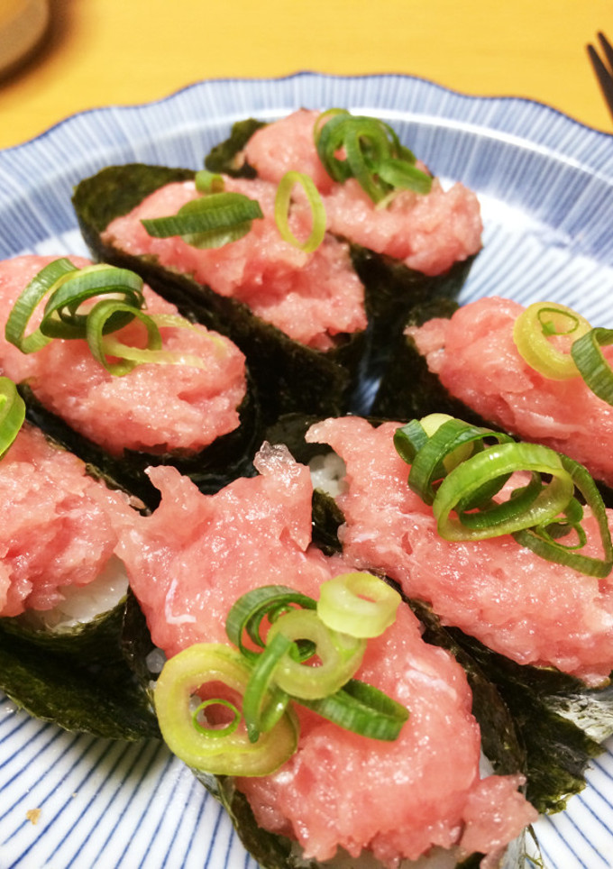 スシロー風☆ネギマグロ軍艦-レシピのメイン写真