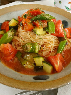 彩り夏野菜マリネの冷製パスタ-レシピのメイン写真