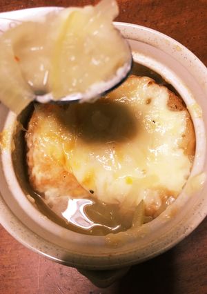 一手間で美味しいオニオングラタンスープ♡-レシピのメイン写真