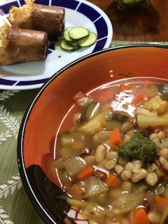 プロバンス風夏野菜のスープ-レシピのメイン写真