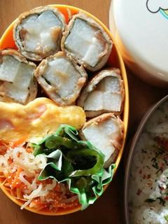 長芋の肉巻き 梅照り焼き お弁当にも!-レシピのメイン写真