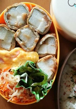 長芋の肉巻き 梅照り焼き お弁当にも！-レシピのメイン写真