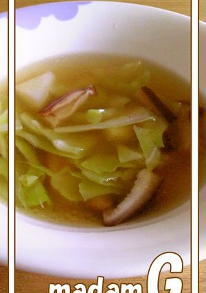●キャベツと椎茸のスープ●-レシピのメイン写真