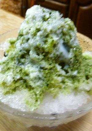 超簡単！手作り抹茶シロップでかき氷♪-レシピのメイン写真