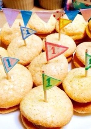 ひとくちサイズのあずきブッセ☆-レシピのメイン写真