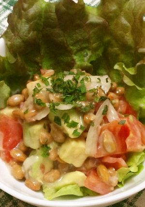 納豆サラダ-レシピのメイン写真