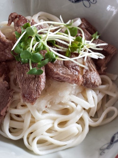おろしステーキぶっかけうどん-レシピのメイン写真