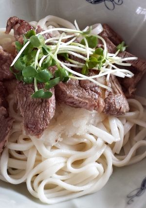 おろしステーキぶっかけうどん-レシピのメイン写真