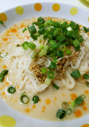 まろやか豆乳そうめん-レシピのメイン写真