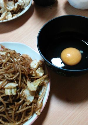焼きそばにたまご☆-レシピのメイン写真