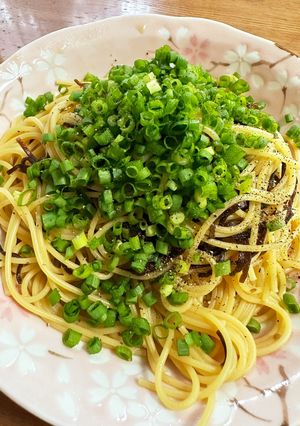 超簡単！塩昆布の和風パスタ-レシピのメイン写真