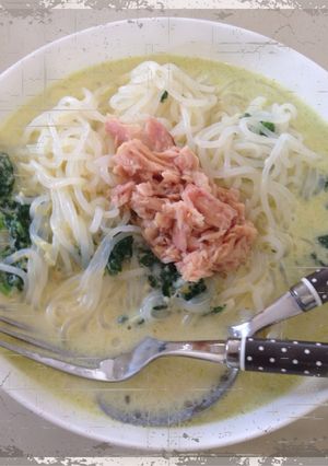 糖質制限濃厚クリームパスタ風-レシピのメイン写真
