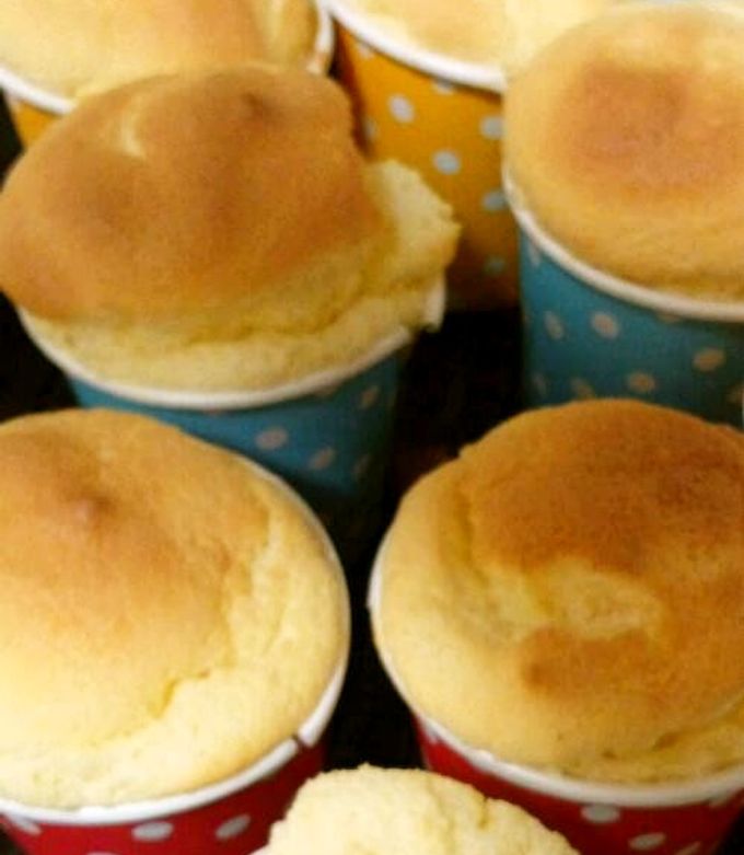 ノンオイル♪紙コップのシフォンケーキ-レシピのメイン写真