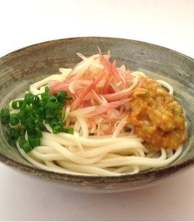 みょうがとねぎ味噌の冷やしうどん-レシピのメイン写真