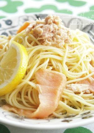 *ツナとサーモンのレモンパスタ*-レシピのメイン写真