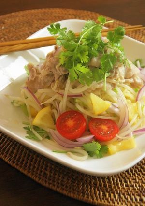 塩レモンで☆エスニック冷しゃぶ麺-レシピのメイン写真
