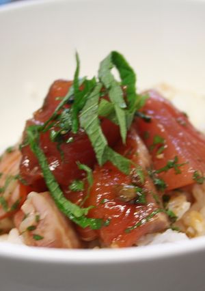さっぱり♪青シソたっぷり漬け丼-レシピのメイン写真