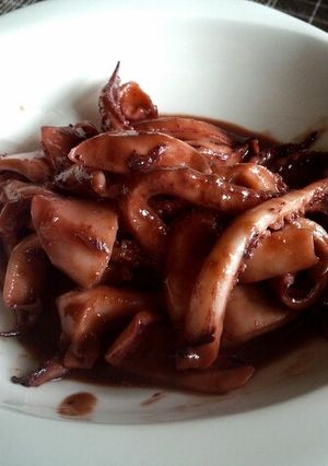 イカ肝バター焼き-レシピのメイン写真