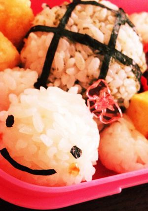 ★簡単キャラ弁★３Dカメさんおにぎり-レシピのメイン写真