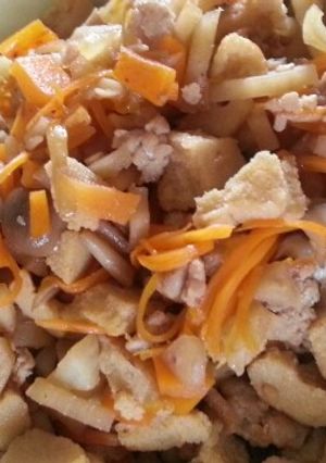高野豆腐とひき肉のそぼろ-レシピのメイン写真
