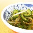 ゴーヤとモヤシの海苔佃煮和え