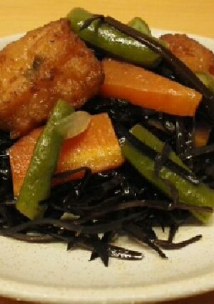 あらめとインゲンの煮物-レシピのメイン写真