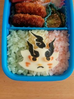 妖怪ウォッチ☆簡単キャラ弁☆ししコマ-レシピのメイン写真