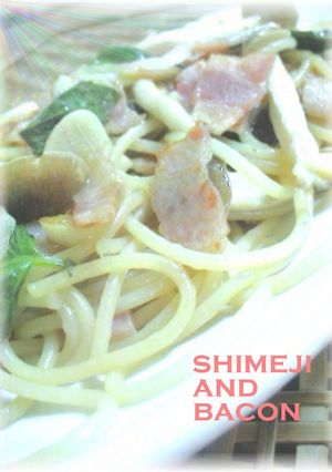 超簡単!ベーコンとしめじのパスタ☆-レシピのメイン写真