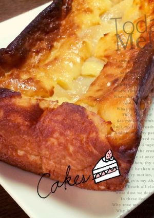 桃 ヨーグルトケーキ ぽむぽむ風-レシピのメイン写真