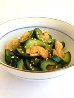 きゅうりと油揚げの和え物-レシピのメイン写真