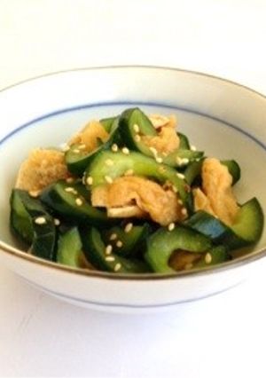 きゅうりと油揚げの和え物-レシピのメイン写真