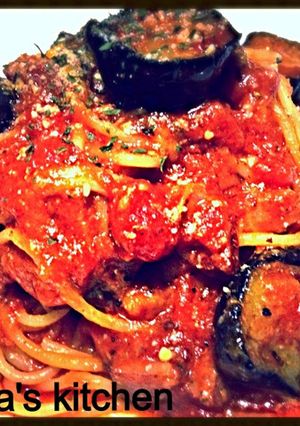 元イタリアンシェフ トマト茄子パスタ!-レシピのメイン写真