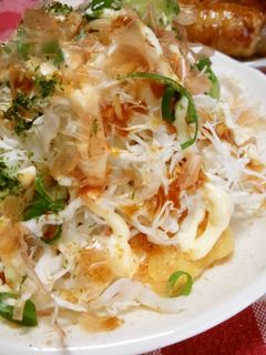 厚揚げで★キャベツたっぷりお好み焼き風♪-レシピのメイン写真