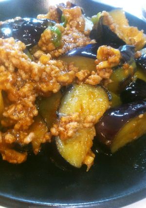とろ～り♪豚挽き肉とナスの味噌炒め-レシピのメイン写真
