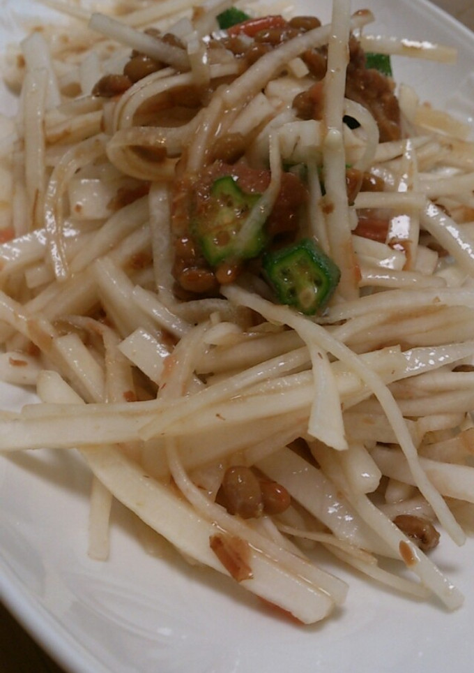 納豆と大根のｼｬｷｼｬｷサラダ-レシピのメイン写真