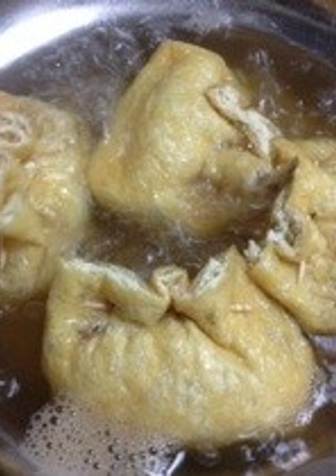 油揚げの巾着煮-レシピのメイン写真