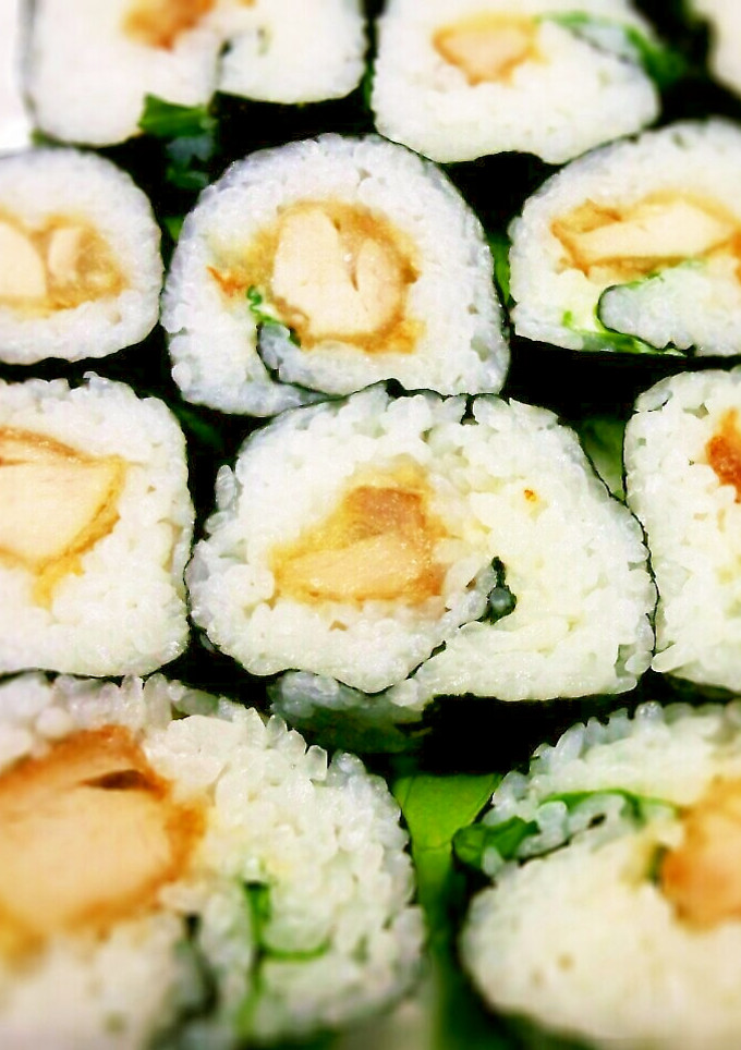 鶏唐マヨの変わり巻すし☆.。o○-レシピのメイン写真