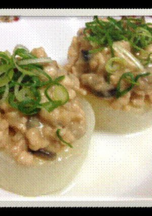 大根のヘルシー肉味噌がけ-レシピのメイン写真