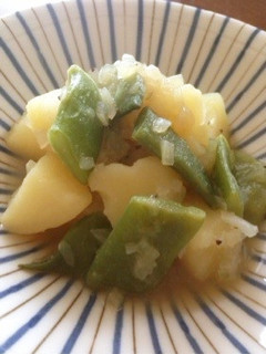 モロッコいんげんとじゃがいものスープ煮-レシピのメイン写真
