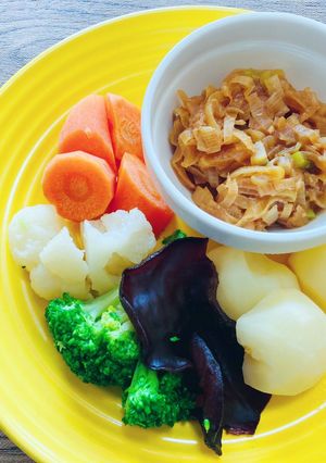 5色野菜のネギ味噌ディップ￼ 食養生♪-レシピのメイン写真