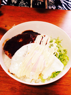 甘辛♡ロコモコ風丼-レシピのメイン写真
