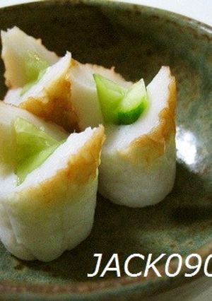 ちくわきゅうりの飾り切り-レシピのメイン写真