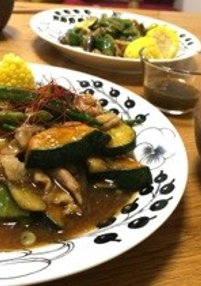 ✳︎豚肉と夏野菜の生姜あん炒め✳︎-レシピのメイン写真