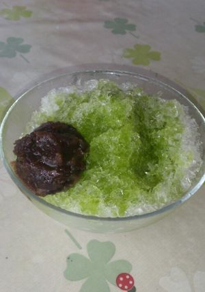 ひんやり♡宇治金時のかき氷-レシピのメイン写真
