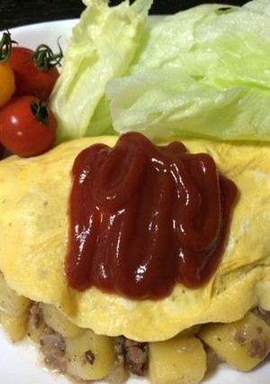 我が家の基本♡オムレツ♪懐かしい母の味-レシピのメイン写真