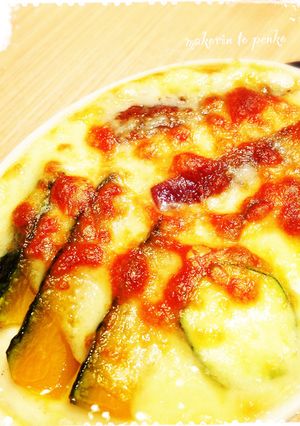 簡単＊夏野菜のナポリタングラタン-レシピのメイン写真